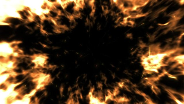 燃え盛る炎、火、火炎08