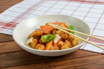Sweet and Sour Pork is a classic dish