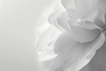 Fototapeta premium A close up of a white flower with a blurry background