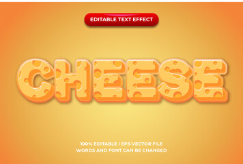 Text effects Cheese