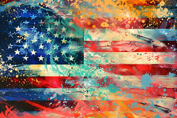 colorful memorial independence day American flag day holiday stock image illustration wallpaper