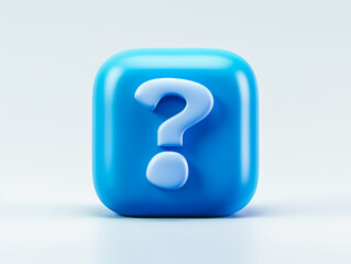 Blue Question Mark Block