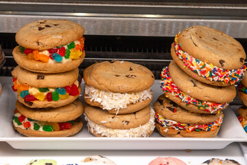 Ice Cream Cookie Sandwiches