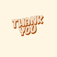 Thank You lettering motivational isolated quotes