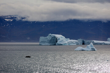 Arctic, Iceberg in Disko Bay, Greenland, Denmark