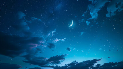 Fototapeta premium Beautiful Night Sky with Stars 