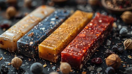Nano-enhanced protein bars infused with exotic flavors