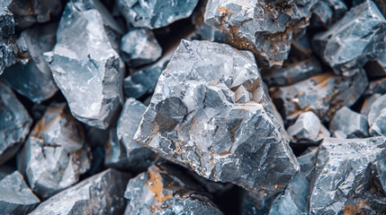 A cluster of Colorful Crystals on a White Background