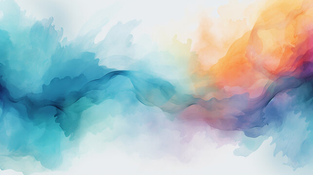 scratched brush stroke cross on distressed background in bright orange red yellow purple