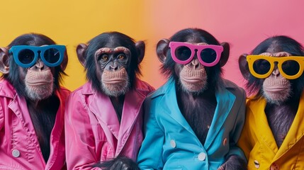 Fun and Quirky Monkey Characters for Design Generative AI