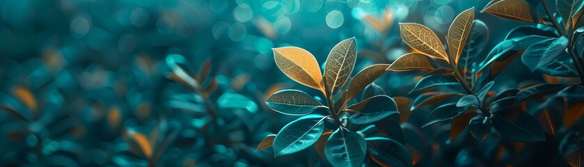 Create a photorealistic image of a lush green plant with leaves that have a hint of yellow