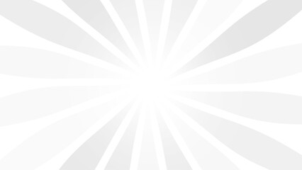 Gray glow shiny banner with rays bursting out