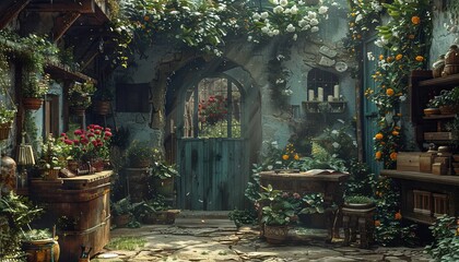 Obraz premium Discover hidden treasures in unexpected places through playful exploration,