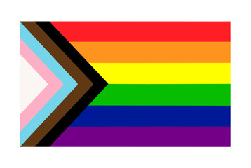 High resolution progress pride flag. 3 in 1 file including Png, Jpeg & EPS