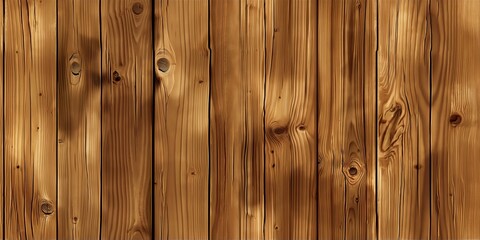 Fototapeta premium Natural brown wooden plank texture detail