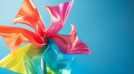 Colored pinwheel toy Background