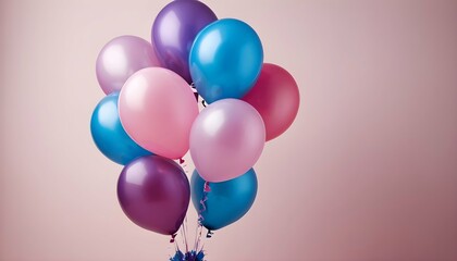 A balloon bouquet in various shades of pink purpl upscaled_2