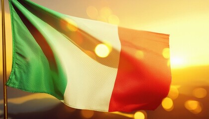 Winds of Italy: A Stunning View of the Italian Flag