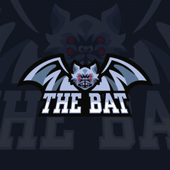 Bats Esport Mascot Sport Logo Design