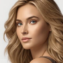 Naklejka premium portrait of a woman