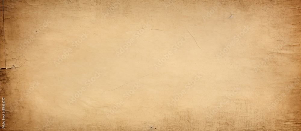 Poster A vintage paper background with a textured surface creating a perfect copy space image