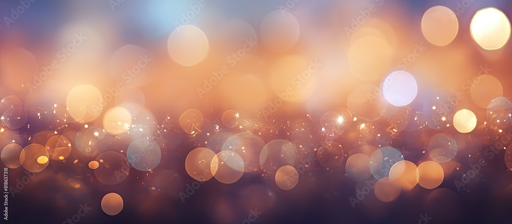 Wall mural the background features an abstract texture with a play of light bokeh providing an ideal copy space