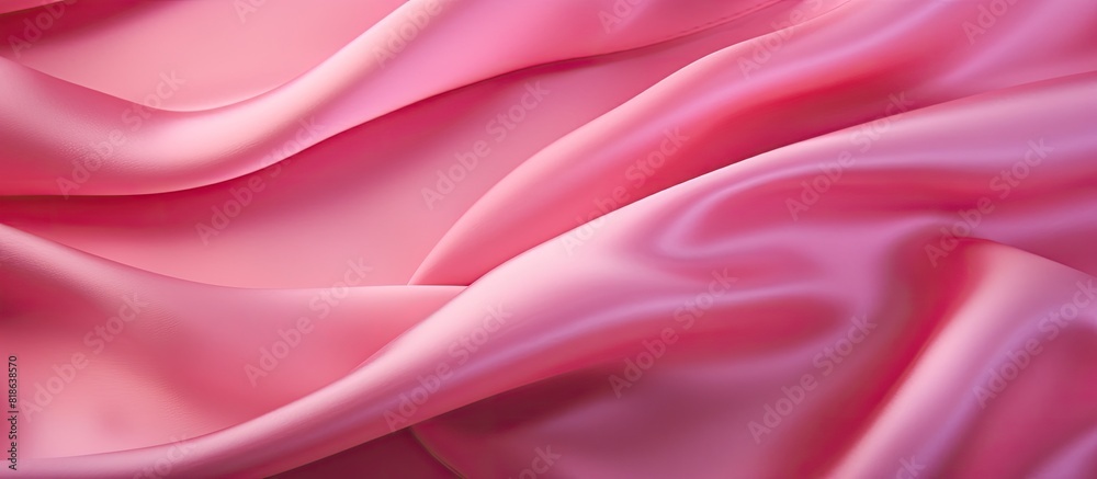 Poster a vibrant and eye catching fabric in a striking shade of pink providing ample copy space for images