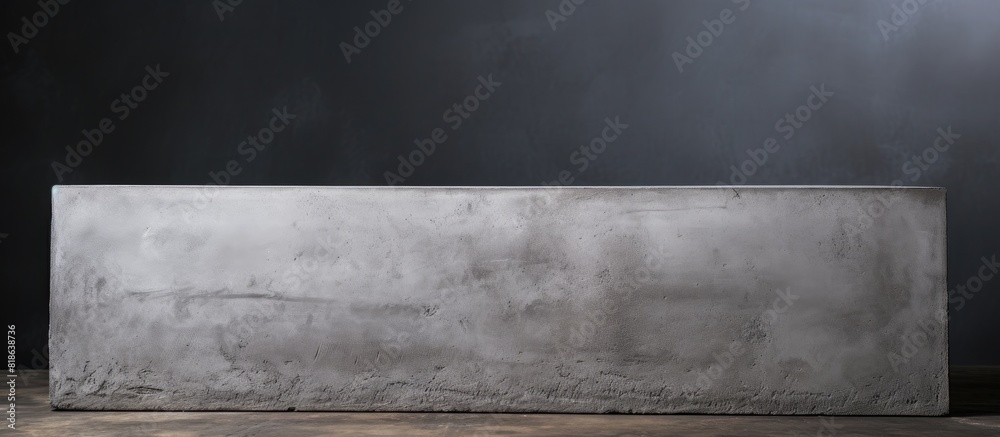 Poster Close up copy space image of a concrete piece with a textured background