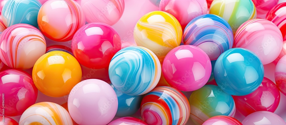 Fototapete a candy marble background with ample space for additional images or text