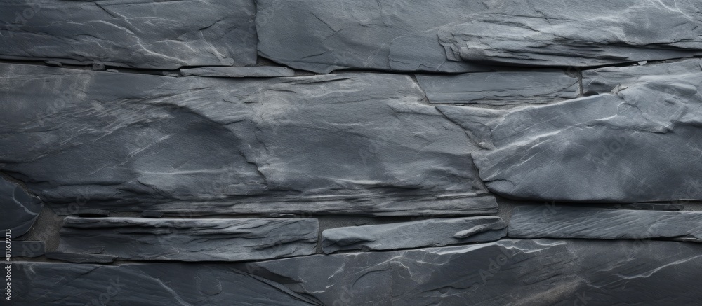 Aufkleber A simple gray slate with plenty of empty space for adding images or text. Creative banner. Copyspace image