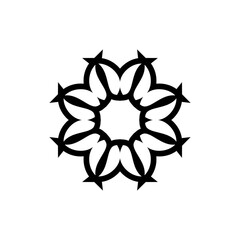 Modern abstract logo template design