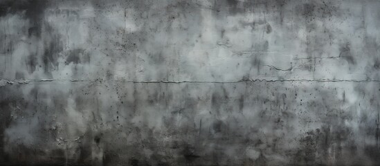 Fototapeta premium A sinister dark concrete wall background with a rough scratched cement texture Includes copy space image