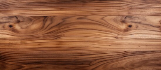 A background image featuring a smooth walnut surface with plenty of space for adding text or other elements. Creative banner. Copyspace image