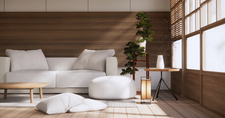 sofa armchair minimalist design in living room muji style