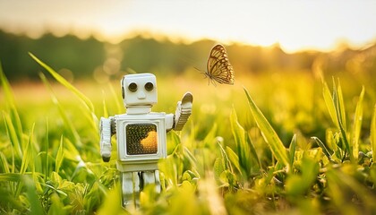 Wanderlust: The Little Robot's Magical Day in the Field