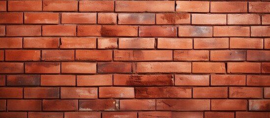 Obraz premium Red brick block background with copy space image