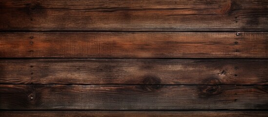 Fototapeta premium Vintage abstract background with a dark wood texture providing ample copy space image