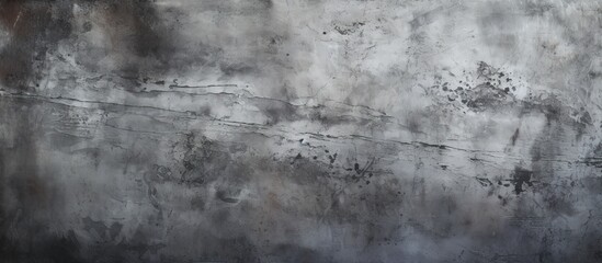 Dark textured background with a light gray grunge texture resembling a concrete wall providing copy...