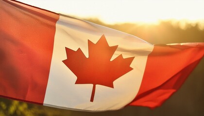 Canadian Symbol: The Flag Waving in the Breeze