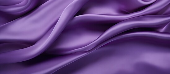 Obraz premium Closeup of a violet fabric with a textured background providing ample copy space for images