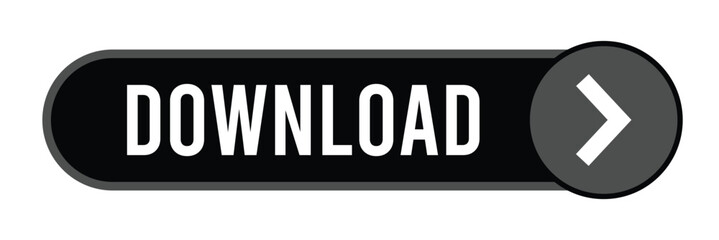 Download buttons white, gray and black isolated, interesting navigation panel for website.