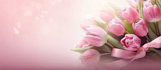 Fototapeta premium A heartfelt message for Mother s Day alongside a copy space image