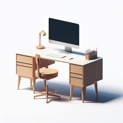 Fototapeta premium Modern living room interior features a flat screen TV mounted on the wall, creating a contemporary entertainment space