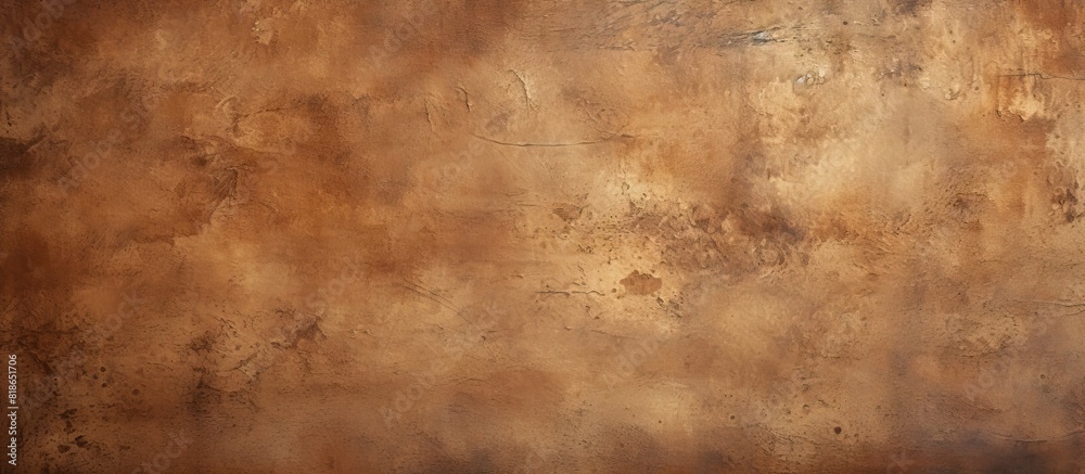 Poster an abstract brown wallpaper featuring a beautiful decorative stucco surface with copy space for desi