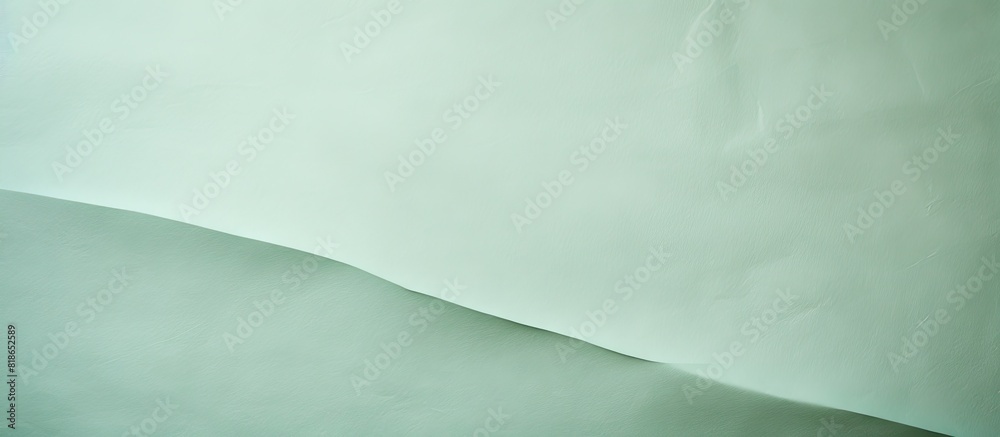 Poster Light green paper sheets with a textured background perfect for a copy space image