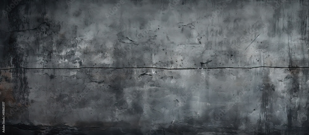 Aufkleber a menacing wall coated in scratches with a dark and ominous appearance featuring a grungy cement tex