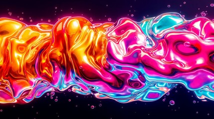 Vibrant abstract fluid liquid art with colorful swirling shapes, perfect for modern backgrounds, presentations, and artistic projects.