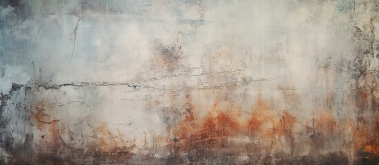 Grunge backdrop with a rough textured wall surface and shabby paint Offers a design oriented copy space image and serves as a graphic resource