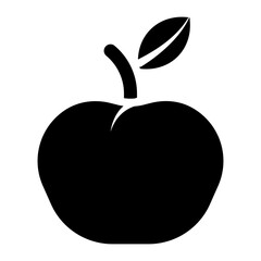 apple fruit glyph icon