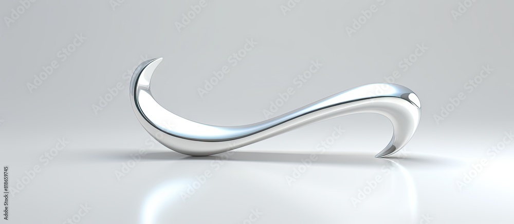 Aufkleber A white background with a question mark design providing some space for text or images. with copy space image. Place for adding text or design